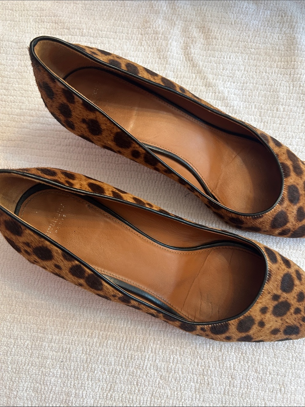 Givenchy Leopard-Print Pointed Toe Heels in Brown and Black - Picture 5 of 13